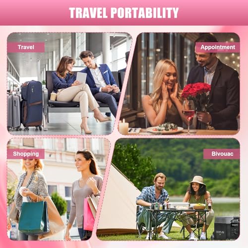 Image of Portable Mini Perfume Atomizer Bottle, 5ml /0.17oz Refillable Spray, Scent Pump Case, Travel Atomizer (Glossy Rose Red)