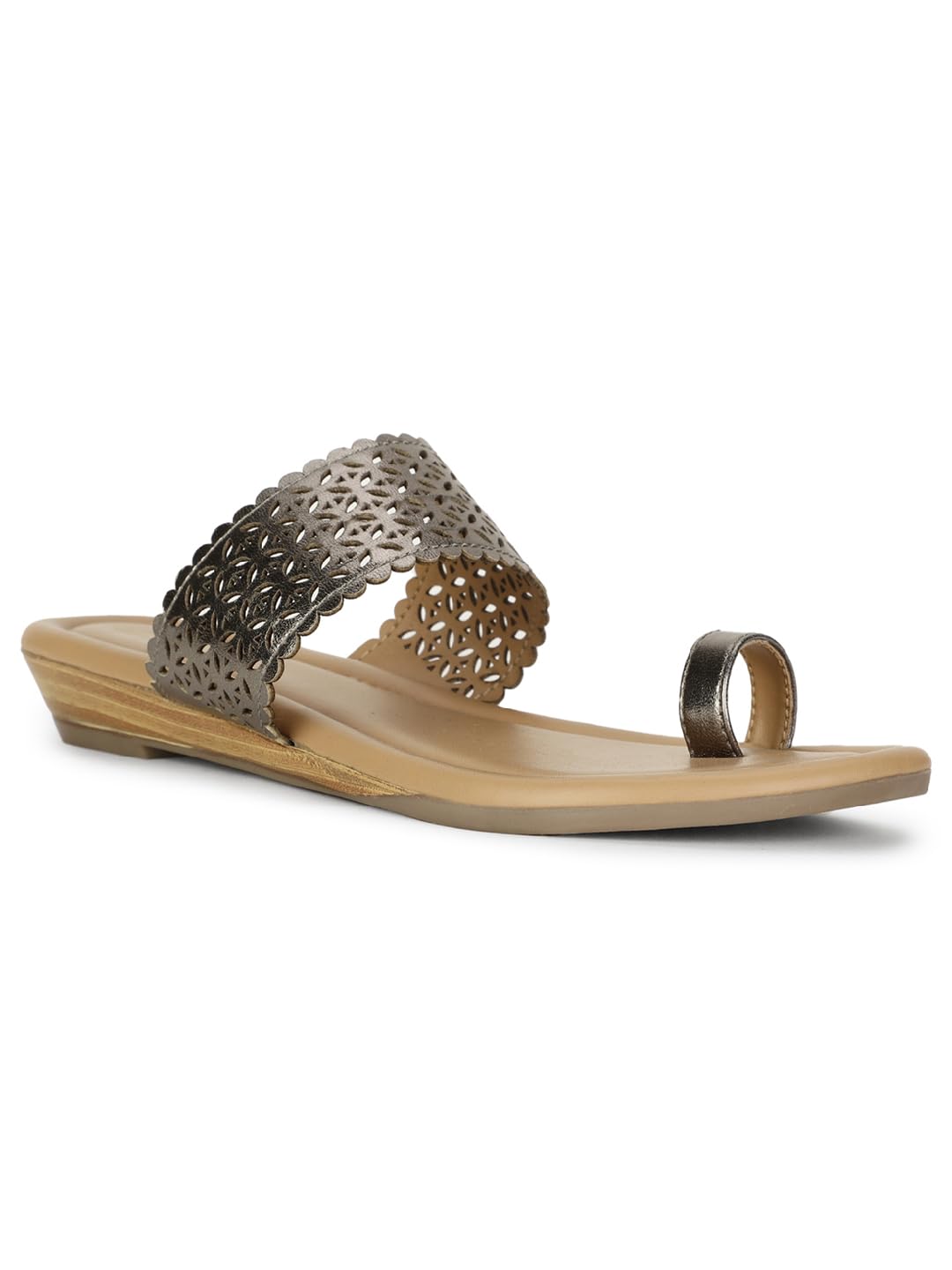 Bata Laura Wedge Toe Ring Women Slipper in Grey (B0CFV7HZ5V) Amazon Price History, Amazon Price Tracker