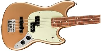 Fender Mustang Bass - PJ - Pau Ferro Fingerboard - Firemist Gold