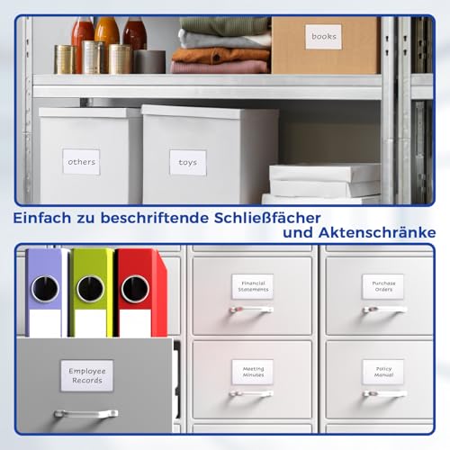 20 Stück Namensschilder Magnet, 9 x 5.5cm Namensschilder für Kleidung mit 3-Punkt Name Plate Magnet für Büros Schulen Ausstellungen