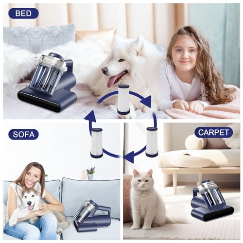 【2 Stück HEPA-Filter】- Ersatz-HEPA-Filter für den MayKing Blue Milbensauger