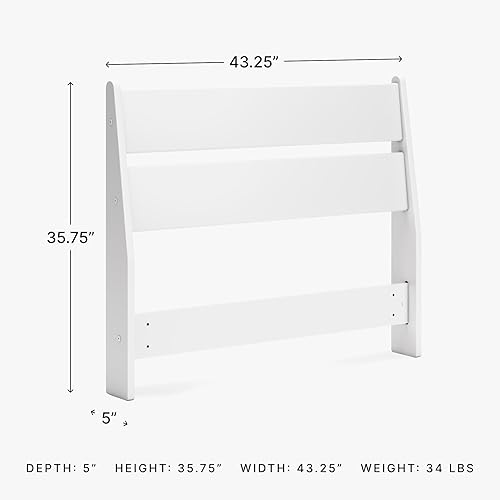 Miniatura 10 de Signature Design by Ashley Socalle - Cabecero completo, con listones abiertos, color beige natural