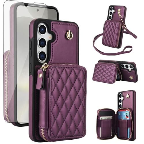 Coque Galaxy S24+ anti-rayure avec vitre en verre trempé incluse