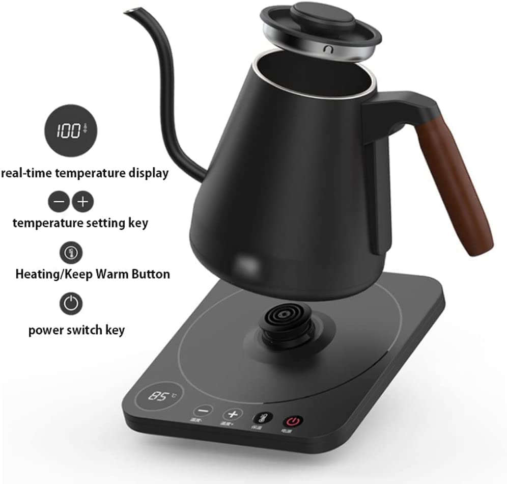 Hervidor eléctrico de acero inoxidable 0.8L Rojo miniatura 2