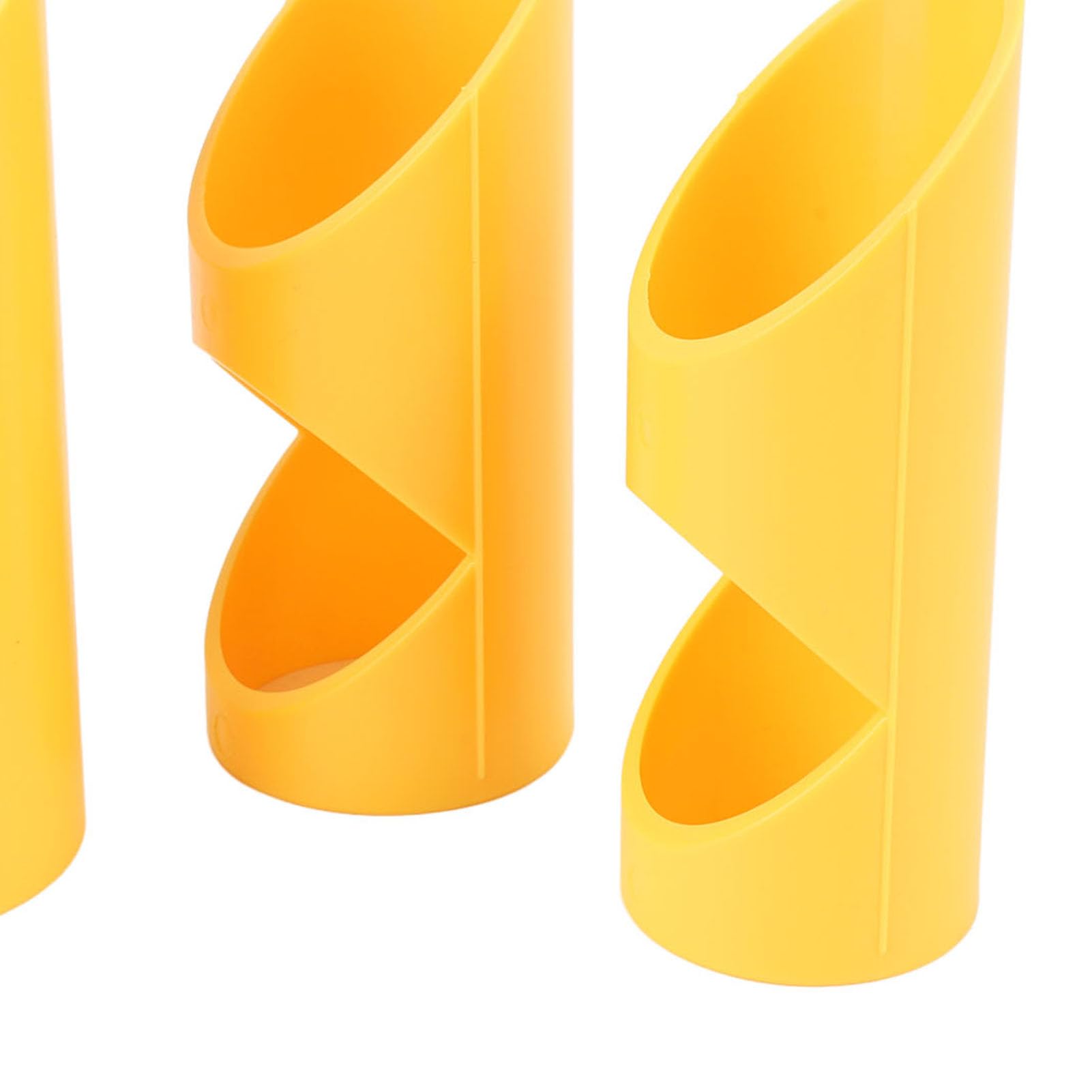 Tagliatubi in Schiuma ABS 3 Pezzi Guida Taglio Isolamento con Contrassegni Allineamento per Tubi Giallo