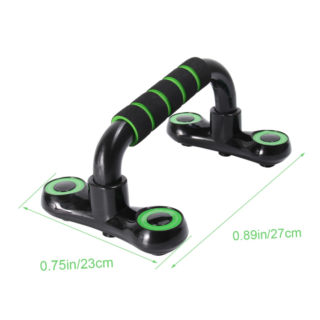 GOOHOCHY Push-up Stands Home Gyms Push-up Frame Lightweight Portable for Men's Muscle Training Green Black