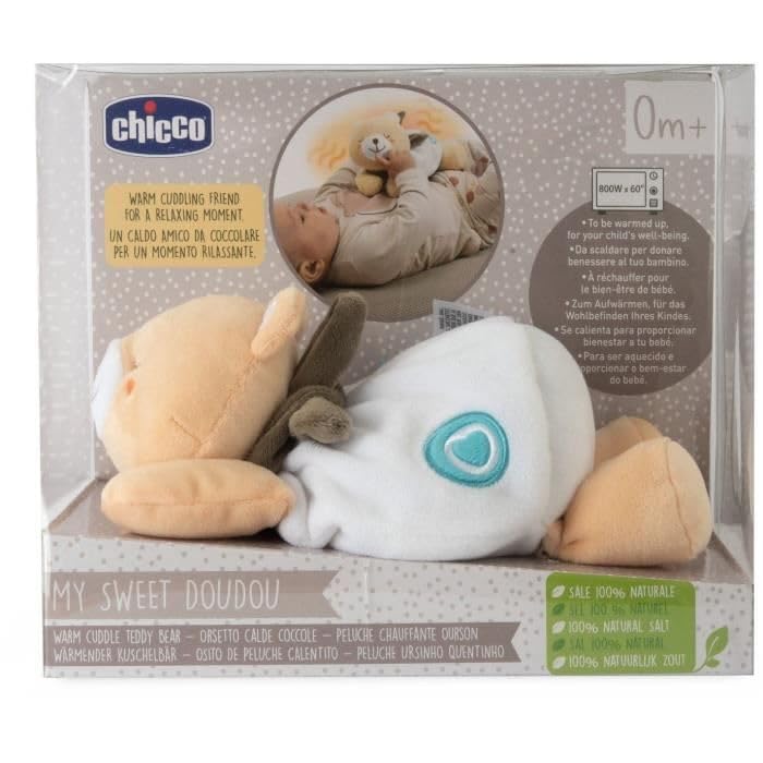 Ours en peluche Chicco My Sweet Doudou bouillotte micro-ondes bébé 0M+