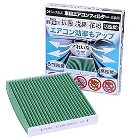 特殊3層構造&活性炭入り 交換用 エアコンフィルター SA001