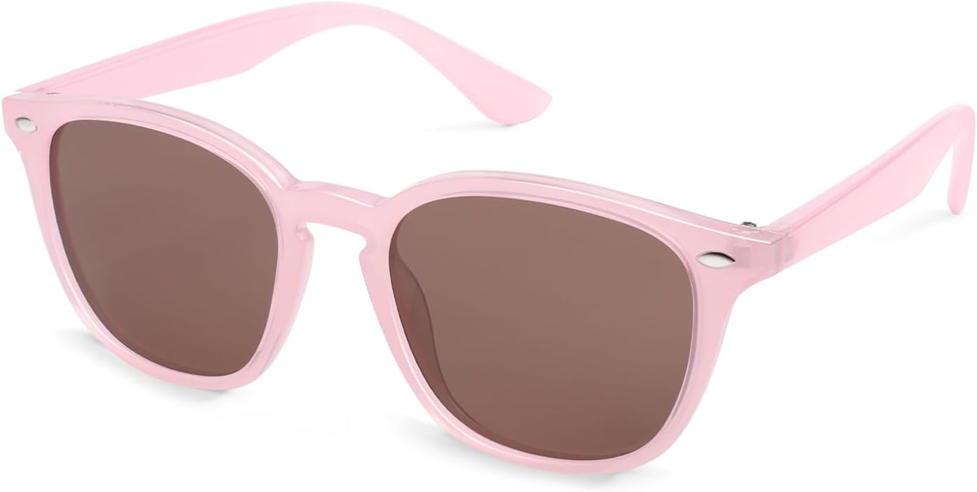 SOJOS Retro Kids Square Polarized Sunglasses for Girls Boys Age 3-10 UV400 Protection De Sol Gafas SK5616