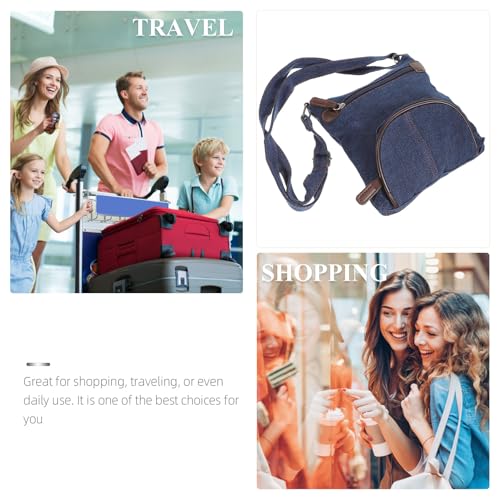 VALICLUD Denim Crossbody Bags denim bag handbag denim purses for women for Women- Mother4