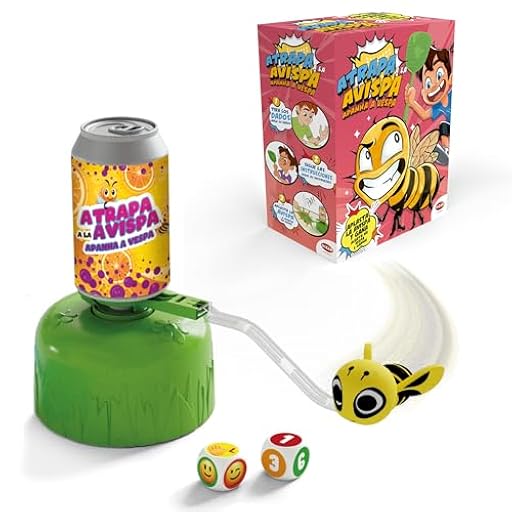 Bizak Atrapa a la Avispa, Divertido Juego de Acción, años, 2 velocidades, (35005070) | Ya disponible en tu tienda friki favorita! En mundofriki.es!