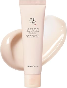 Beauty of Joseon Revive Firming Moisturizer Ginseng Ceramide + Fermented Retinol for Dry, Sensitive Skin Korean Skincare for Women and Men, 60ml