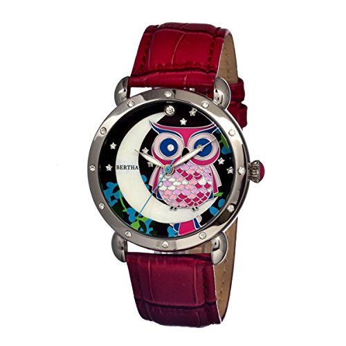 Preisvergleich Produktbild Bertha BR3001 Armbanduhr Damen Farbe rot