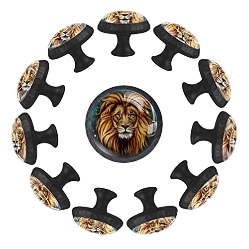 Boutons de tiroir lion pour remplacer les poignées cassées d'une commode - 2
