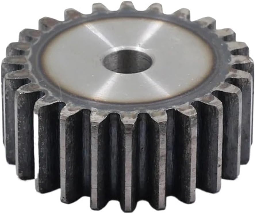Industrial helical Gear 45# Steel Pinion Straight Teeth Gear 10mm Thickness 8T 18T 20T to 200 Tooth Fit 1 Mod (Size : 8 Teeth)