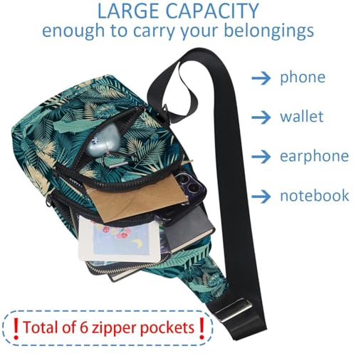 Bolsa de pecho para mujer impermeable que libera tus manos al caminar 6