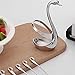 Zinc Alloy Fork Spoon Tableware Stand Holder Swan Shaped Fruit Food Fork Spoon Knife Base Holder Kitchen Tools