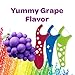 GUM Crayola Kids Flossers with Fluoride - Designed for Little Hands - Fun Grape Flavor - Easy to Use Kids Floss Picks for Children Ages 3+, 75 ct