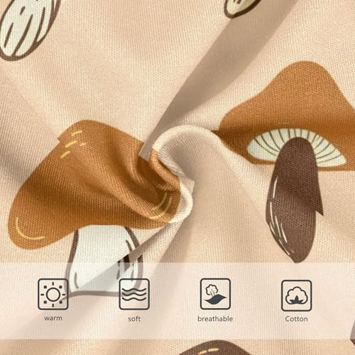 Fancy Toddler Underwear Floral 2t Cotton Cute Panties Girl Mushroom Brown Underpants Briefs3