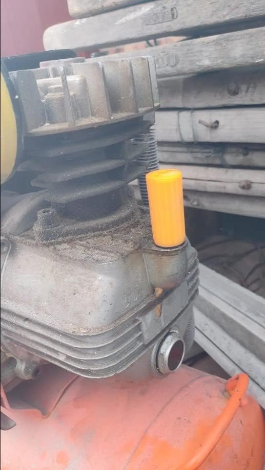 Miniatura 6 de Othmro Conector de enchufe de aceite de rosca macho de 18, accesorios de repuesto para compresor de aire, 0.354 in de diámetro de rosca, tapón de