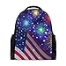 Produktbild Rucksack Bookbag Daypack Feuerwerk Flagge wasserdicht für mittlere Reise Mädchen Jungen