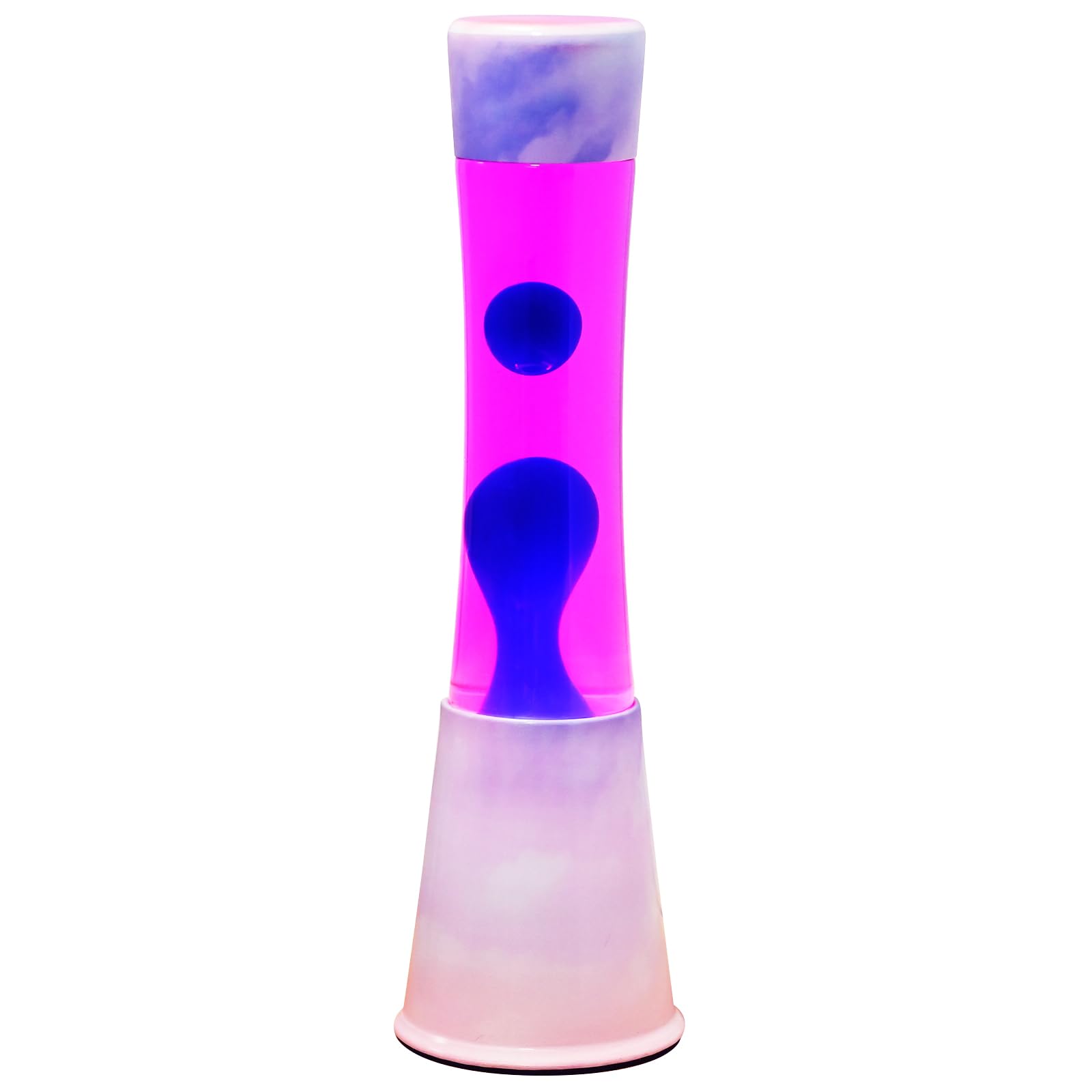 AHCCSD 16 Inch Pink Cloud Magma Lamp,Motion Liquid Lamp Pink Liquid with Purple Wax Blue Gradient Base Relaxing Gorgeous Light for Adults Kids Women Girls Christmas Great Gift