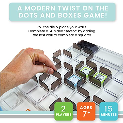 Sectori Strategy Board Games For 2 Players For Family Night Or For Kids And Adults Ages 7+ #TOP2