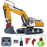 TOUCAN RC HOBBY 1/18 Kabolite 5901 970 100S Electronic Lifting RC Excavator Flysky Remote Control Digger Engineering Vehicle Electric Ripper Hammer