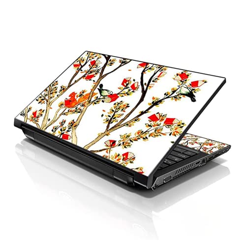 Image of LSS 15 15.6 Inches Laptop Notebook Skin Sticker with 2 Wrist Pads - Reusable Cover Protector Vinyl Sticker Cover Decal, 13 inch - 16 inch HP Apple Asus Acer Samsung - Birds and Animal