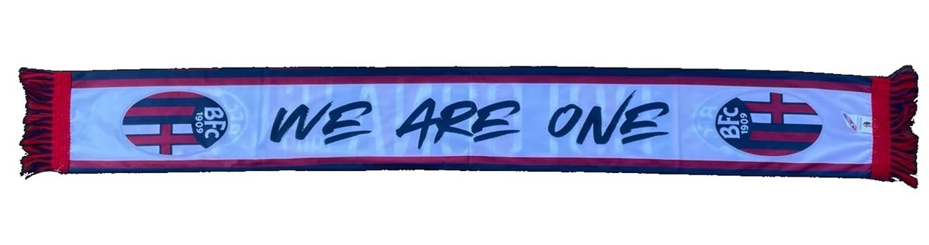 Sciarpa Bologna UFFICIALE modello leggero Raso in poliestere Rossa-Bianca-Blu 1909 SCPBORBB02