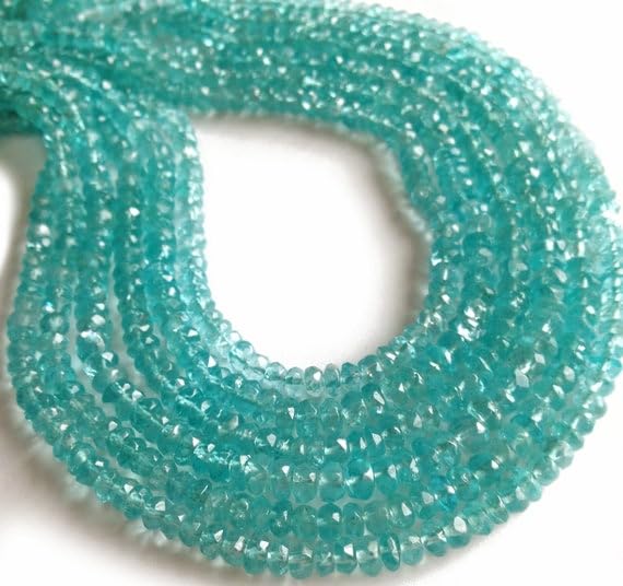 Apatite facettée LKBEADS perles bleues pour créer vos bijoux d'été uniques