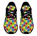 Autism Shoes for Women Men Trail Running Casual Fashion Sneakers Slip-on Tennis Shoes