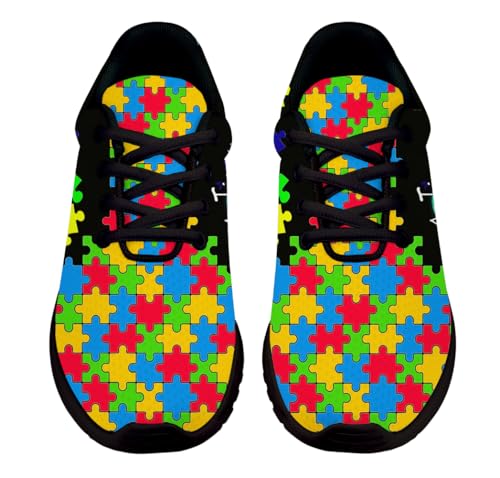 Autism Shoes for Women Men Trail Running Casual Fashion Sneakers Slip-on Tennis Shoes2