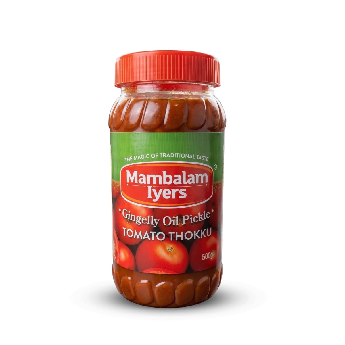 Tomato Thokku Pickle - 500g Glass bottle | Tamatar ka achaar | South Indian Pickle made with 100% Gingelly Oil | Thakkali oorukai-image-18
