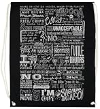 sac femme michael kors pas cher Merveilleux Pour Les Cadeaux Oldrytee Gavin Et Stacey Sac D\'entraînement En Coton Sac De Sport Noir