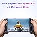 Produktbild MMOOVV Drahtlose Bluetooth 4.0 Gamepad-Handspielkonsole für Android iOS Bluetooth PUBG Controller Gamepad Hohlwärmeableitendes Design Rutschfeste Textur Mattes Gefühl Schwarz