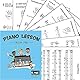 Klavier- und Keyboard-Aufkleber und vollständige Klavierlektionen und Leitfaden für Kinder und Anfänger