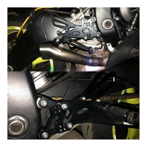 Plaque pied moto CNC réglable pour R6, optimisez vos roadtrips - 3