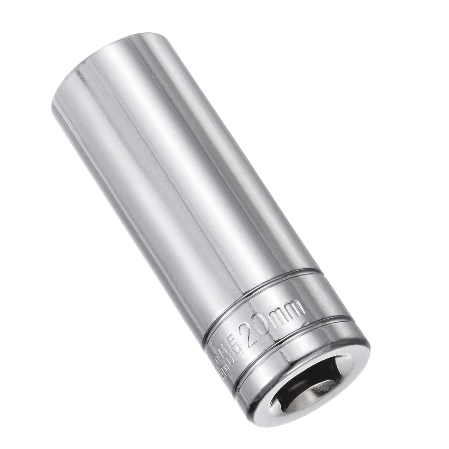 Juttzzei 6-Point Deep Socket, 1/2 Inch Drive 20mm Socket