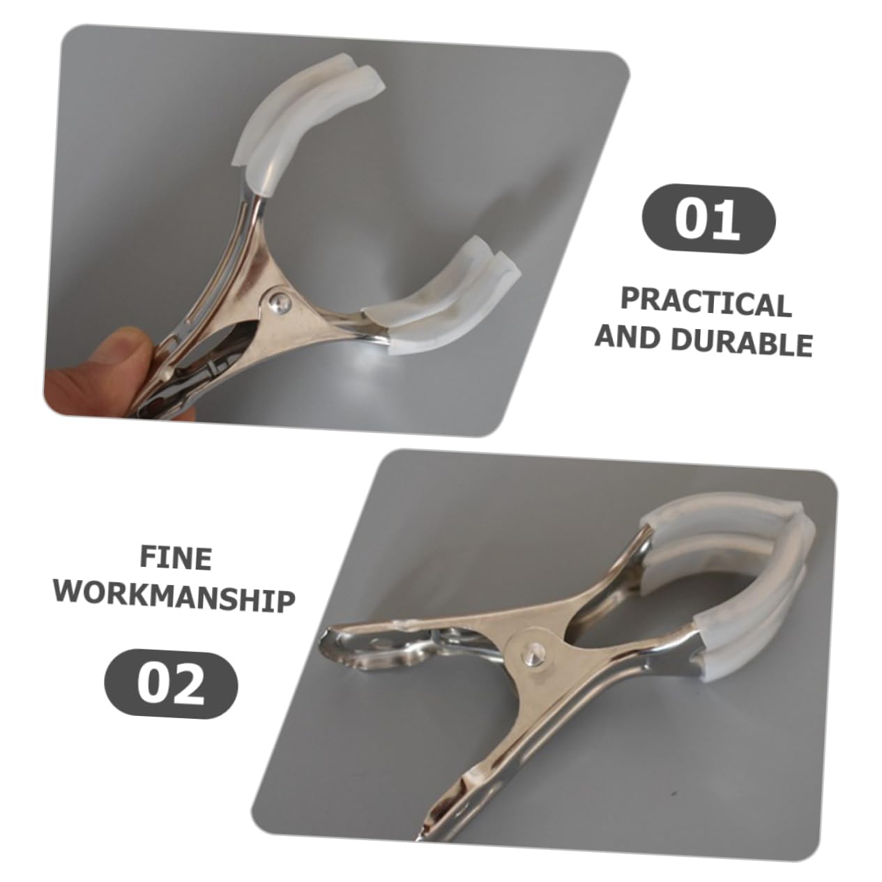 Toyvian 5pcs Saxophone Repair Clips Indentation Tool for Wind Instrument Maintenance Compact for for Musicians and Repair Shops