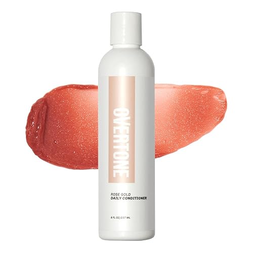 OVERTONE Haircare - Acondicionador diario semipermanente de 8 onzas con manteca de karité y aceite de coco, mantiene la sombra existente con color
