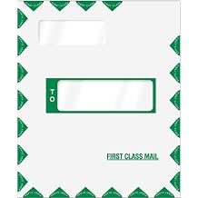 EGP Offset Window Tax Return Mailing Envelope, Peel and Seal, Quantity 100, Size 9 5/8 x 11 5/8