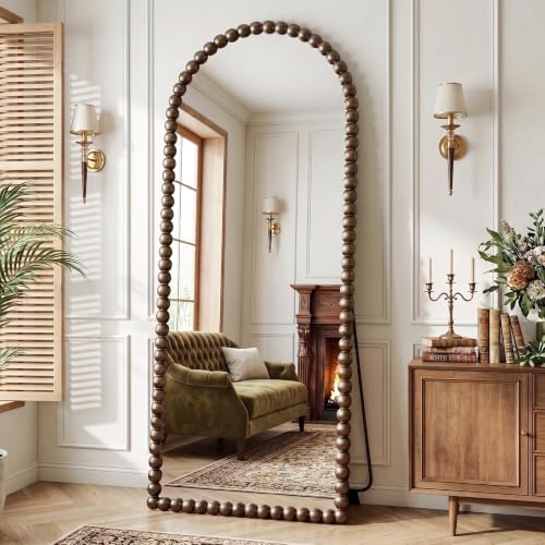Antok 71x28 Beaded Frame Floor Mirror