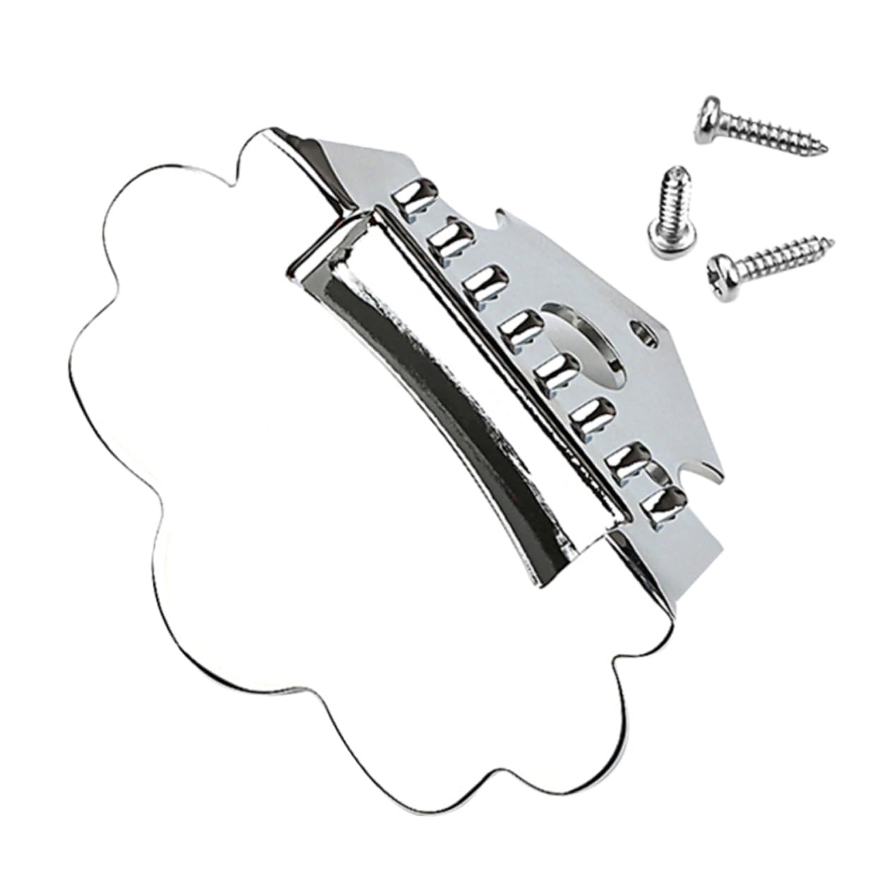 BESPORTBLE 1 Set Mandolin Tailpiece Durable Metal String Accessory with Stylish Design Easy Installation for Upgrading Your Instrument Look Compatible with Mandolin Models