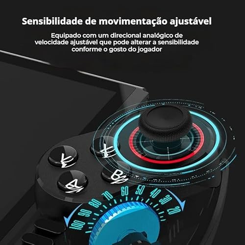 VivazTech Ipega Controle para Celular – Gamepad Android, Compatível com iOS, PS3, PC e Notebooks – C