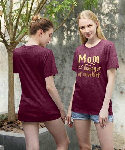 Funny Mom Shirt Women Mom Manager Shirt Magical Mama Shirt Mothers Day Short Sleeve Tee Tops3