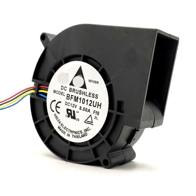 BFM1012UH 12V DC 8.00A 97x97x33mm 4-Wire High-Power Turbo Blower Fan 9733 for Servers(3 Lines)