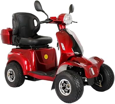 LuxuryTon X-1000 Fat Tire 4-Wheel Electric Mobility Scooter 18 mph, 45-Mile Range, Heavy-Duty All-Terrain