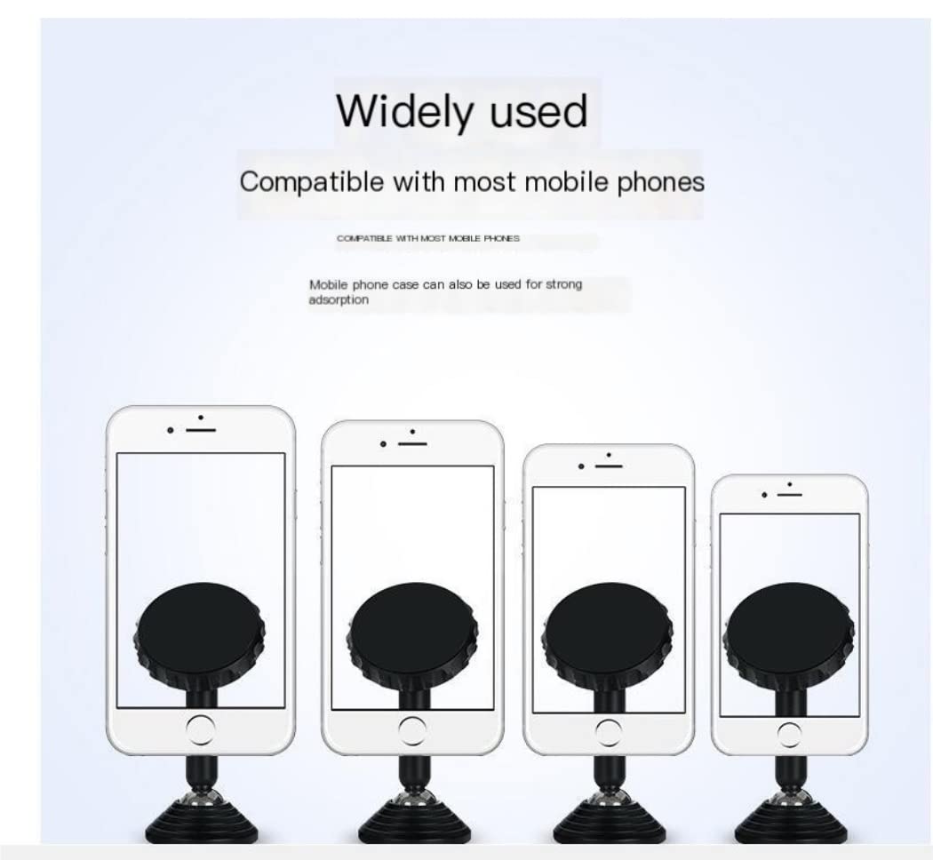 Supporto Auto Smartphone Supporto per telefono per auto Supporto per telefono magnetico universale magnetico compatibile con supporto per telefono cellulare per auto Rotazione a 360 gradi Staffa Di Na