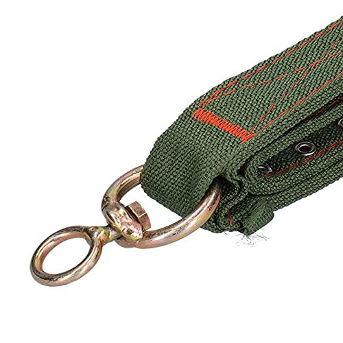 Entatial Rinderhalsband, Kuhhalsband, zweireihiges Lochdesign, tragbar und leicht für die Viehversorgung(Mittel)